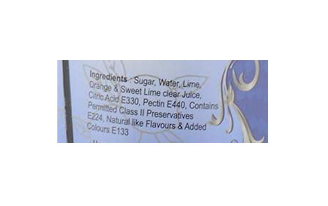 Pure Berry's Blue Passion Club Mix    Bottle  750 millilitre